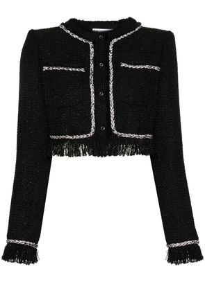 Giuseppe Di Morabito cropped bouclé jacket - Black