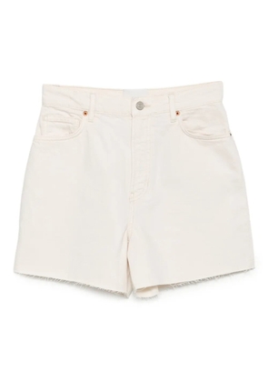 Reformation Saige denim shorts - White