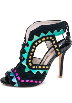 Sophia Webster pre-owned 105mm Riko cut-out sandals - Black