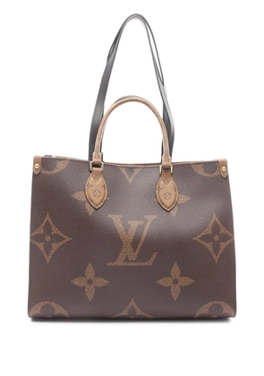 Louis Vuitton Pre-Owned 2021-2025 Monogram Giant OnTheGo MM satchel - Brown