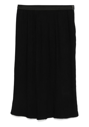 Christian Dior Pre-Owned 1970s wool midi skirt - Black