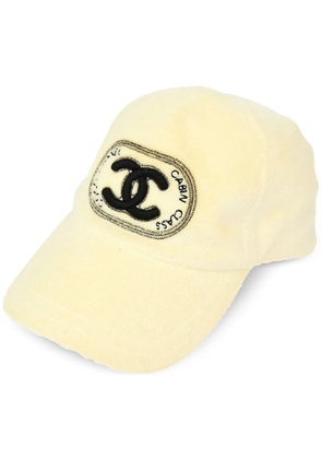 CHANEL Pre-Owned 1990-2000s CC logo cap - Neutrals