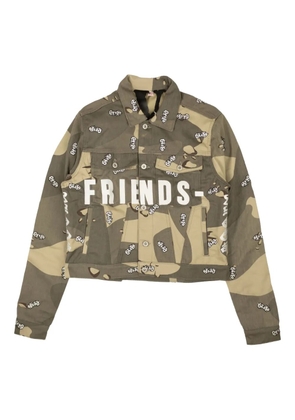 STADIUM® x Vlone 'Camo' denim jacket - Green