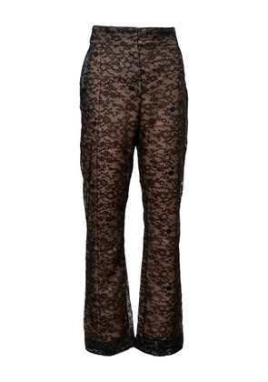 Valentino Garavani Pre-Owned laced trousers - Black
