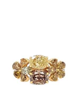 HYT Jewelry 18kt white gold diamond cocktail ring