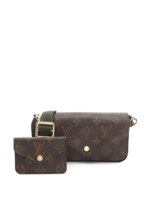 Louis Vuitton Pre-Owned 2021 Monogram Felicie Shoulder Bag - Brown