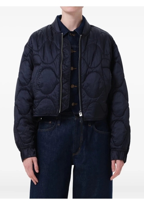 AGOLDE quilted bomber jacket - Blue