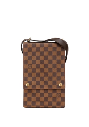Louis Vuitton Pre-Owned 1999 Damier Ebene Portobello crossbody bag - Brown