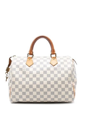 Louis Vuitton Pre-Owned 2012 Damier Azur Speedy 30 boston bag - White