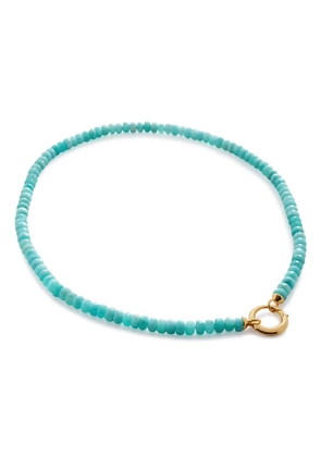 Monica Vinader Kissing Moon amazonite capture necklace - Blue