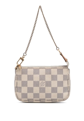 Louis Vuitton Pre-Owned 2007 Damier Azur Mini Pochette Accessoires handbag - White