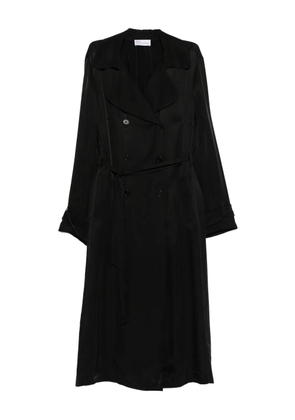 Valentino Garavani Pre-Owned 2010s double-breasted trench coat - Black