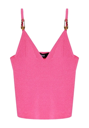 Versace Medusa plaque-detailed top - Pink