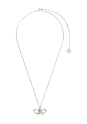 Self-Portrait statement-pendant necklace - Silver