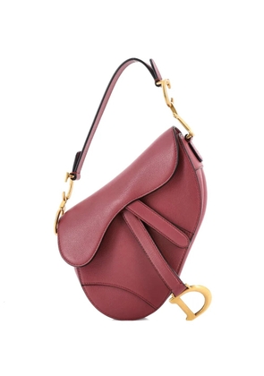 Christian Dior Pre-Owned Saddle Handbag Leather Mini shoulder bag - Pink