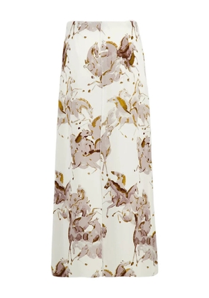 Altuzarra printed midi skirt - White