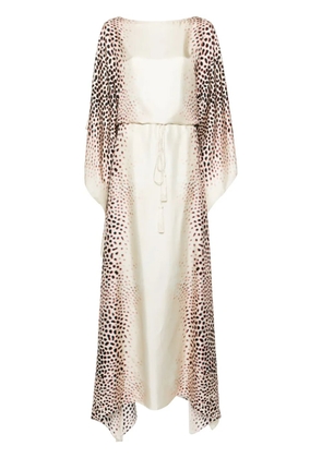 Roberto Cavalli kaftan maxi dress - Neutrals