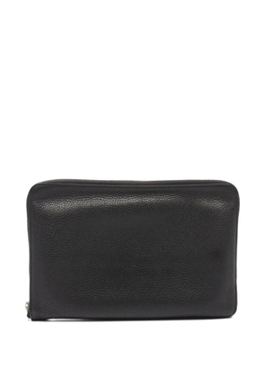 Hermès Pre-Owned 2015 Azap TGM leather zip wallet - Black