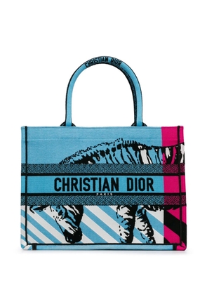 Christian Dior Pre-Owned 2022 Medium D-Jungle Pop Book tote bag - Blue