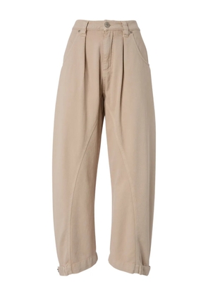 PINKO pleated wide-leg jeans - Neutrals