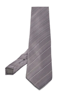 Lanvin Pre-Owned patterned silk tie - Grey