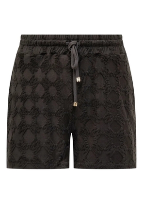 AMIRI drawstring cotton-blend shorts - Brown