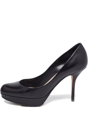 Christian Dior Pre-Owned leather platform pumps - Black