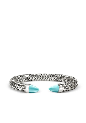 John Hardy sterling silver Spear 50 turquoise bracelet