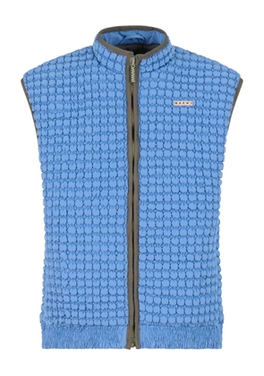 Marni zip-up gilet - Blue