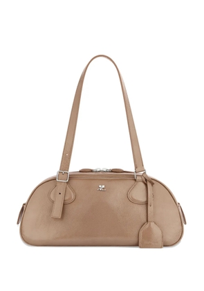 Courrèges medium Friday leather shoulder bag - Neutrals