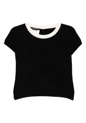 CHANEL Pre-Owned 1995 short-sleeved top - Black