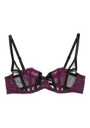 Agent Provocateur Rozlyn lace-trimmed plunge bra - Black