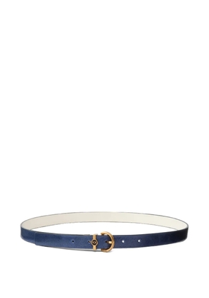 PINKO leather buckle belt - Blue
