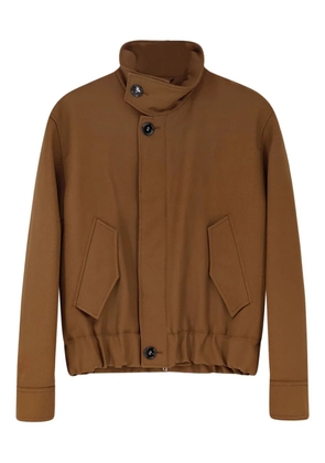 AMI Paris flap-pocket bomber jacket - Brown