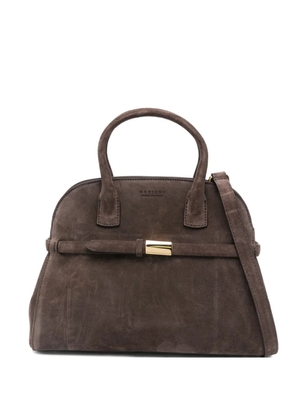 Orciani Aura suede tote bag - Brown