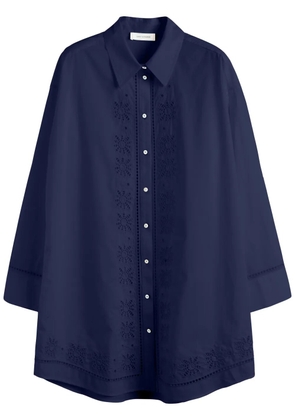 Chinti & Parker broderie-anglaise shirt dress - Blue