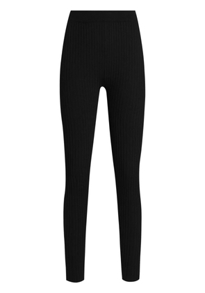 Dolce & Gabbana DNA ribbed-knit leggings - Black