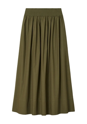 Tory Burch elastic-waistband pleated skirt - Green