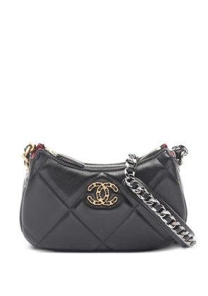 CHANEL Pre-Owned 2021 small Chanel 19 shoulder bag - Black