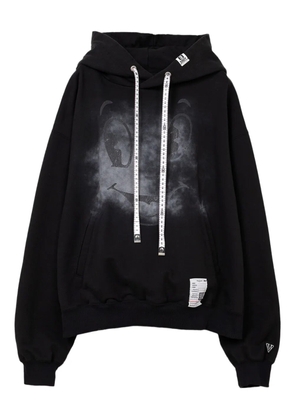 Maison MIHARA YASUHIRO Happy Face-print hoodie - Black