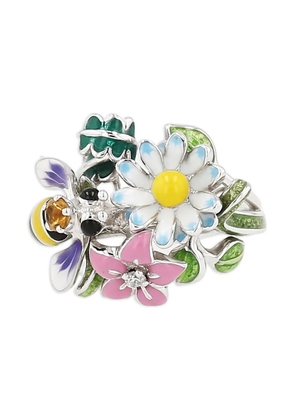 Christian Dior Pre-Owned Diorette diamond ring - Silver