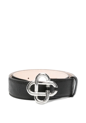 Casablanca monogram buckle belt - Black