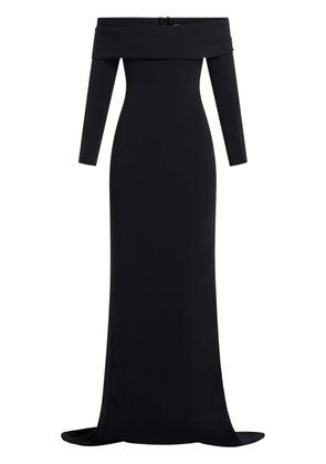 Solace London Lyla off-shoulder gown - White