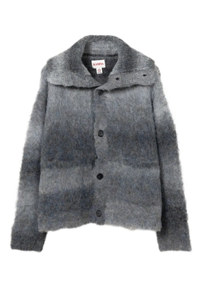 KAMIYA sailor-collar cardigan - Black