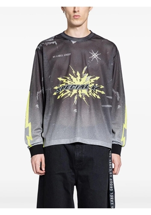 44 LABEL GROUP Voltage long-sleeve T-shirt - Grey