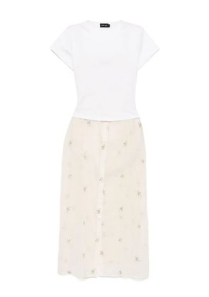 tout a coup T-shirt dress - White