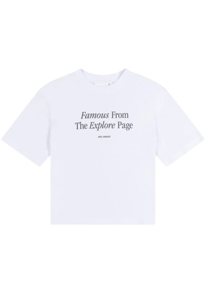 Axel Arigato Famous printed T-shirt - White