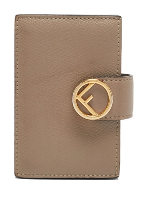 Fendi Pre-Owned Elite Accordion leather card case - Neutrals