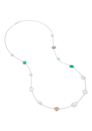 DOWER AND HALL gemstone-embellished necklace - Silver