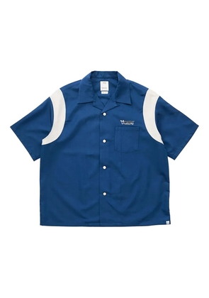 visvim Douglas bowling-stripe shirt - Blue